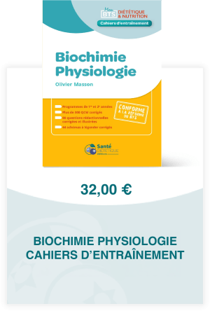 Biochimie Physiologie - Cahier d’entraînement